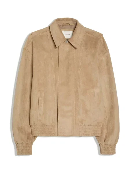 Bershka Geacă de primăvară-toamnă deschis maro