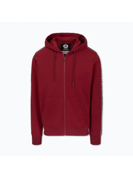 Hanorac cu glugă Pitbull West Coast cu glugă bordo