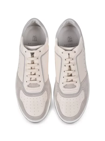 Sneakerși Brunello Cucinelli alb