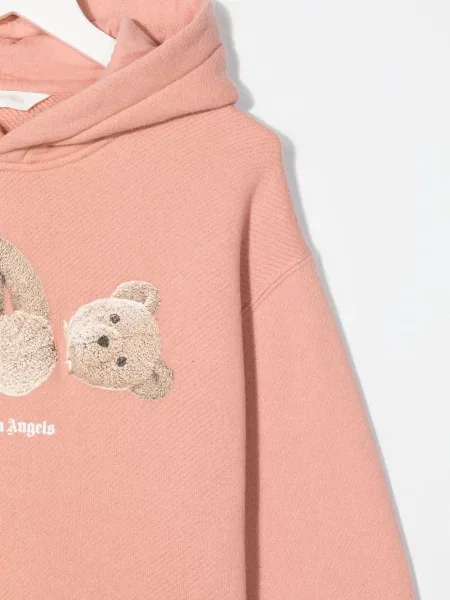 Bluza z kapturem dziecięca Palm Angels różowa