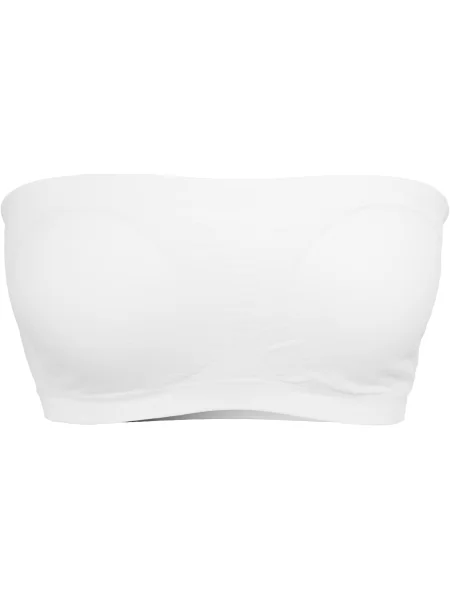 Sutien bandeau Urban Classics alb