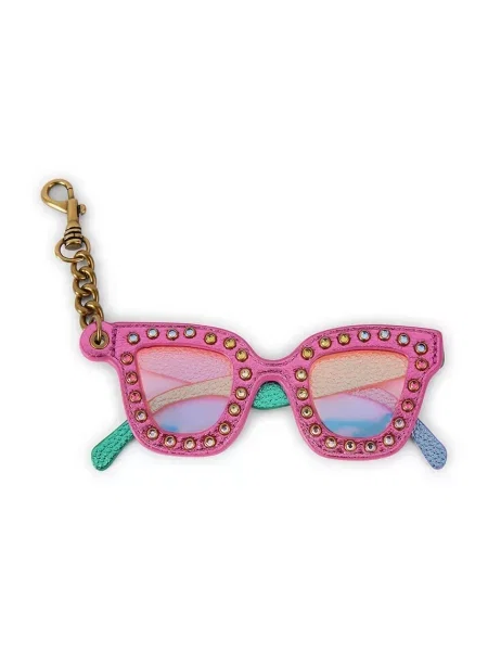 Kurt Geiger London obesek za ključe kubični cirkonij bež