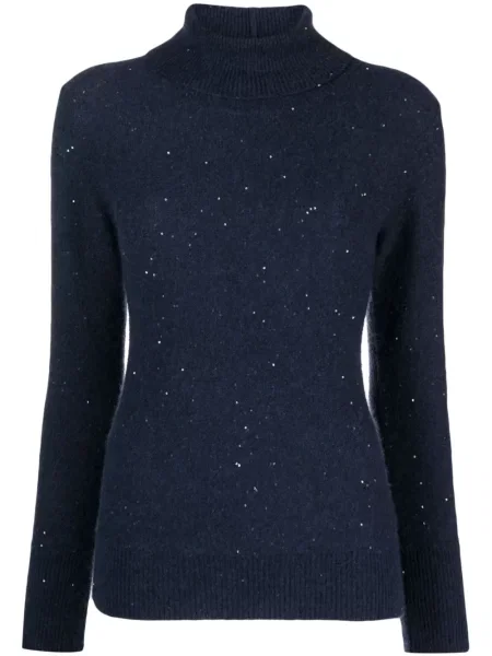 Pulover Fabiana Filippi lung albastru