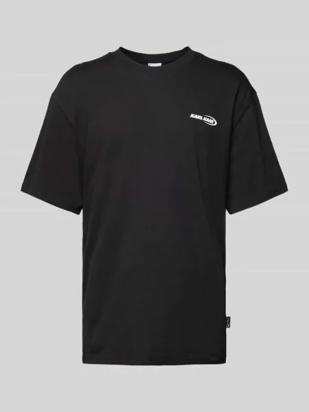 T-shirt z nadrukiem z logo Karl Kani czarna