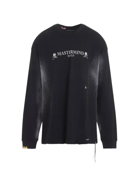 Tricou Mastermind World zdrențuiți negru