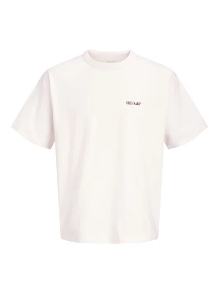 JACK & JONES Tricou 'JORFREDERIKSBERG ciclam alb