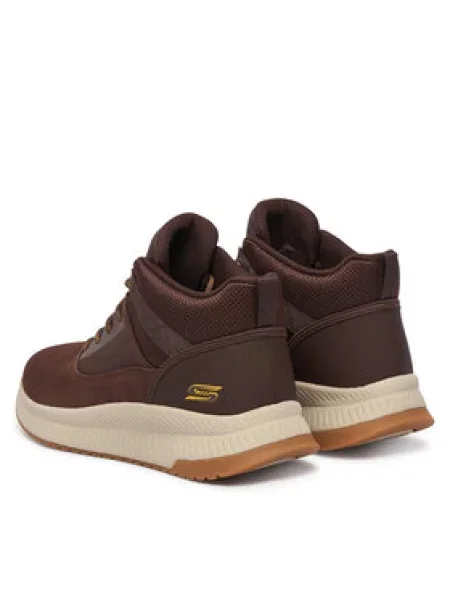 Kotníková obuv Skechers hnědé