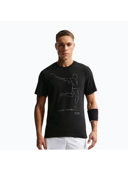 Tricou de tenis pentru bărbați Nike Court Dri-Fit black negru