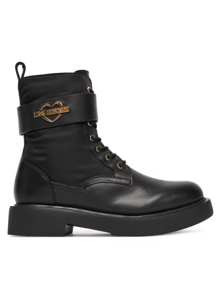 LOVE MOSCHINO Trzewiki czarny