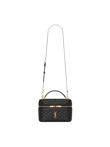 Torebka Saint Laurent skórzana czarna