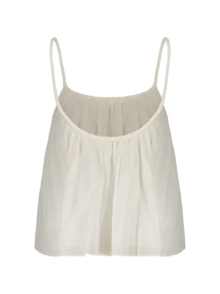 Top Red Valentino țesut alb