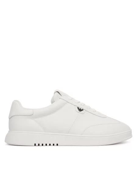 Sneakers Emporio Armani alb