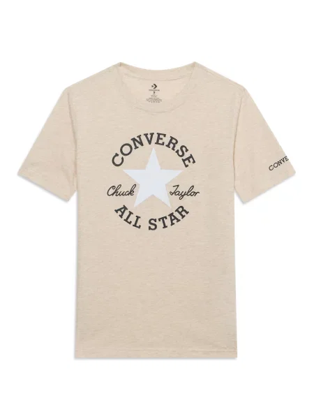 CONVERSE Tricou DISSECTED CHUCK bej amestecat / negru alb