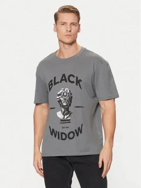 HUGO Tricou Dostalgi gri