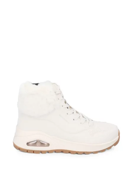 Cizme scurte Skechers cu șireturi din dantelă