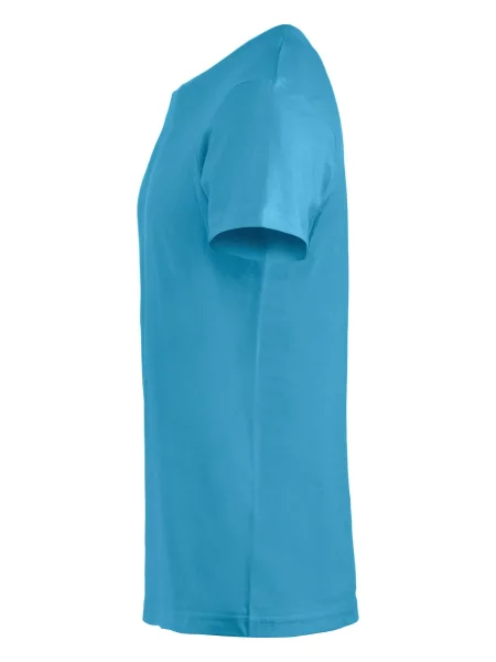 Clique Basic-T Junior T-shirt junior z bawełny – turquoise niebieska
