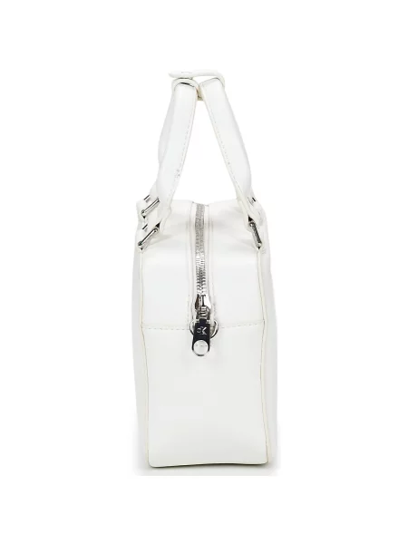 Taška Calvin Klein Jeans BOLD CK BAULETTO CROSSBODY bílé