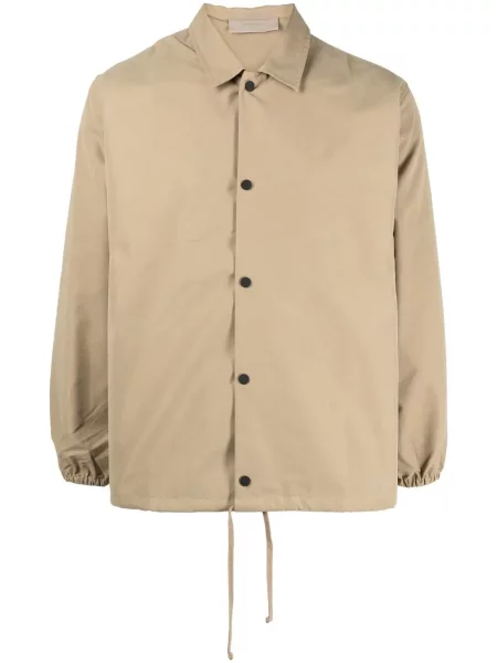 Jachetă-cămașă Fear Of God Essentials cu imagine verde