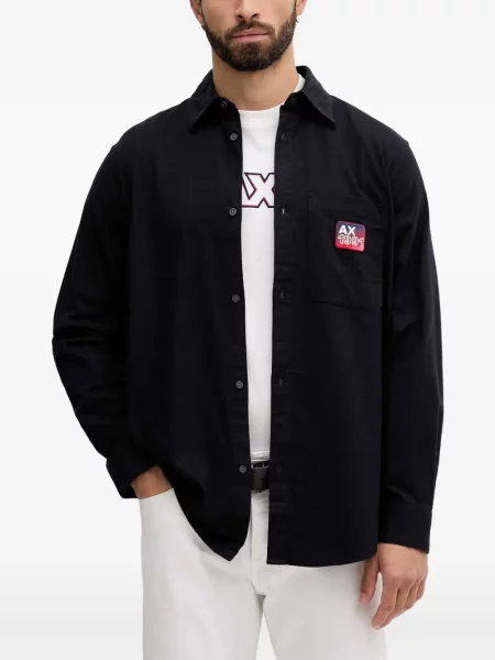 Cămașă Armani Exchange negru
