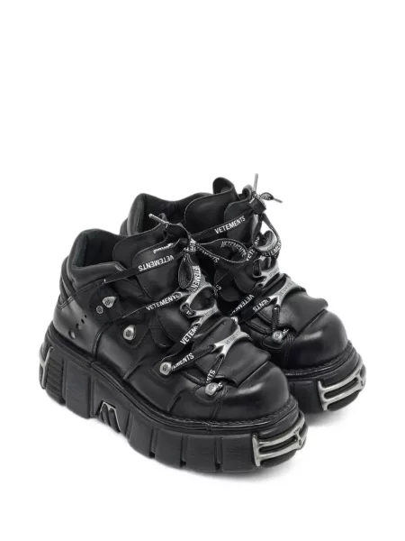 Sneakerși Vetements cu platformă negru