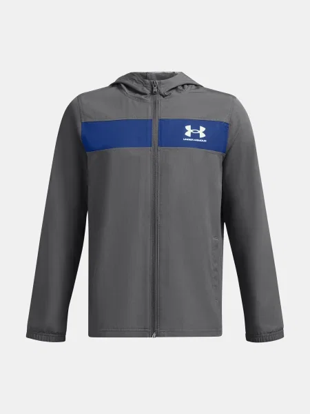 Geacă de vânt copii Under Armour gri