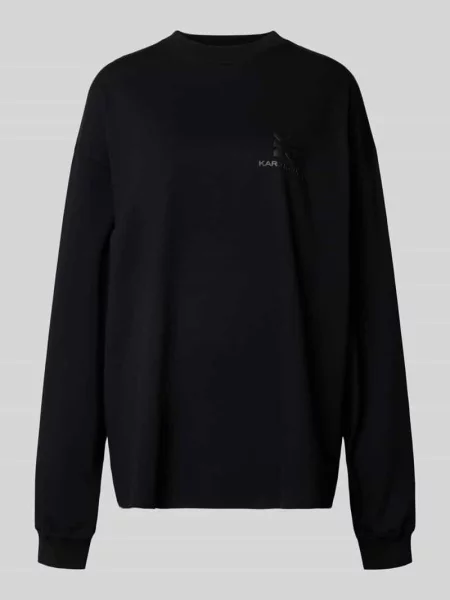 Karo Kauer Bluza schwarz czarna