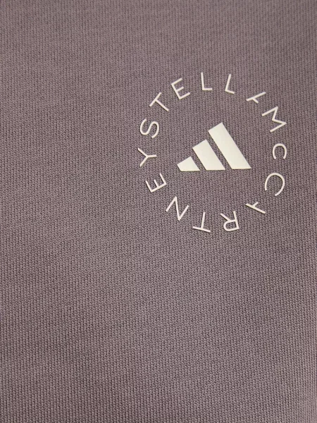 Тренувальна кофта adidas by Stella McCartney однотонна сірий