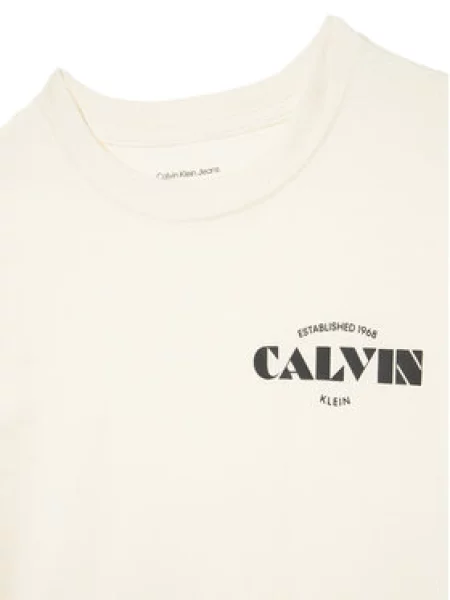 Calvin Klein Jeans Póló Small Chest fehér