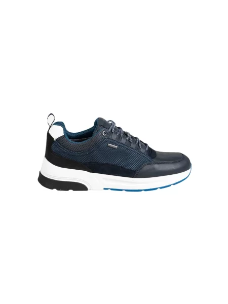 Sneakersy Geox skórzane niebieskie