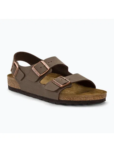 BIRKENSTOCK Milano BFBC Regular moka sandále hnedá