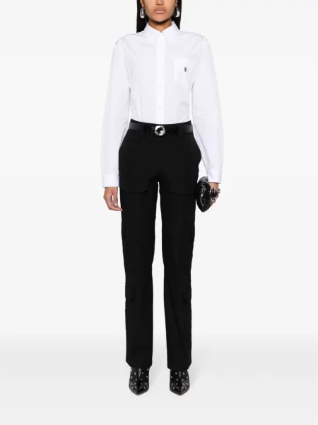 Spodnie cargo Givenchy w kratkę czarne