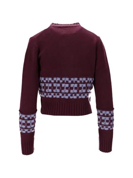 Cardigan B.b. Walace cu imprimeu geometric roșu