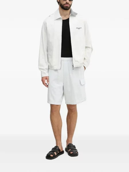 Geacă Armani Exchange cu broderie alb