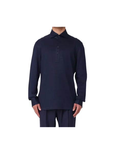 Koszulka polo Brunello Cucinelli niebieska
