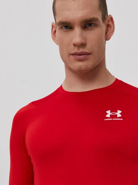 Under Armour Majica z dolgimi rokavi za vadbo rdeča