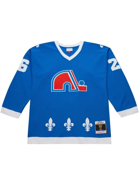 Cămașă Mitchell & Ness din jerseu albastru