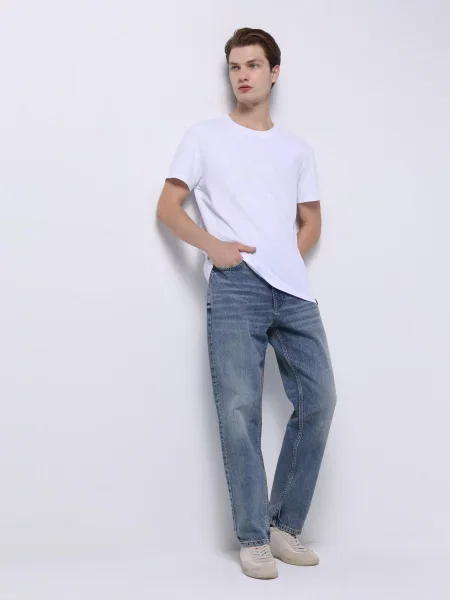 Джинси Colin’s комбінований верх блакитний