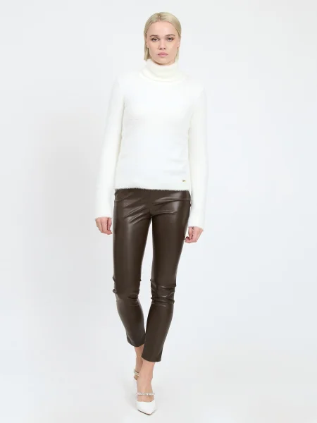 Influencer Pulover alb