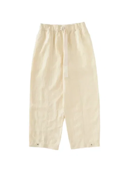 Pantaloni Studio Nicholson cu model herringbone