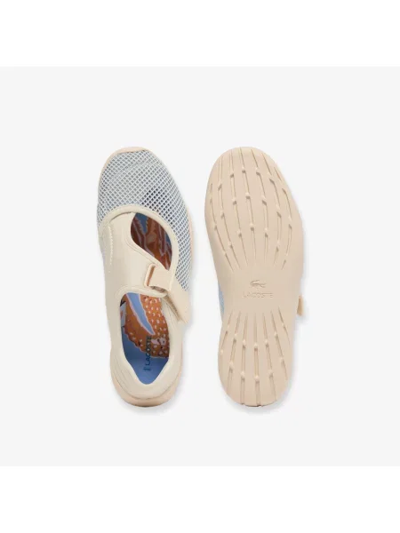 Кроссовки Lacoste бежевые