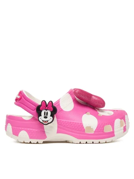 Šľapky Crocs Minnie Mouse Cls Clg T Ružová biela