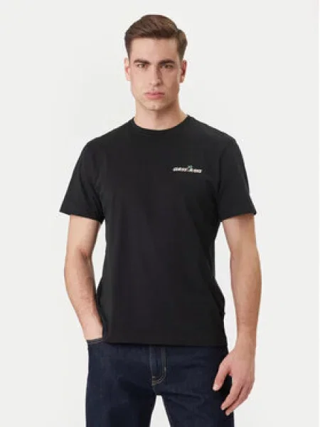Guess Jeans majica za muškarce od pamuka crna