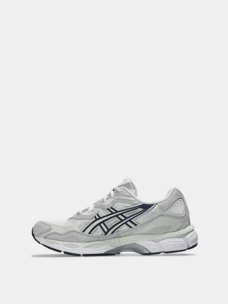 Кожаные повседневные кроссовки Asics белые