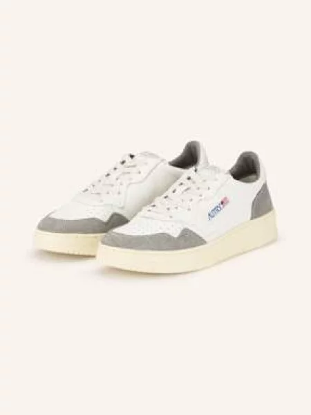 Sneakersy Autry zamszowe casual białe