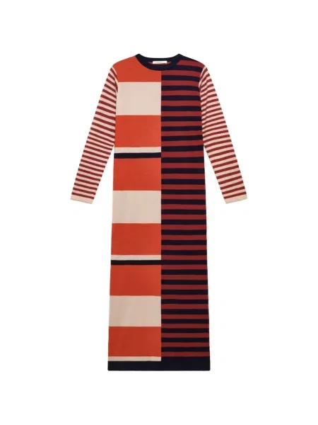 Lung rochie maxi Maliparmi tricotate roșu