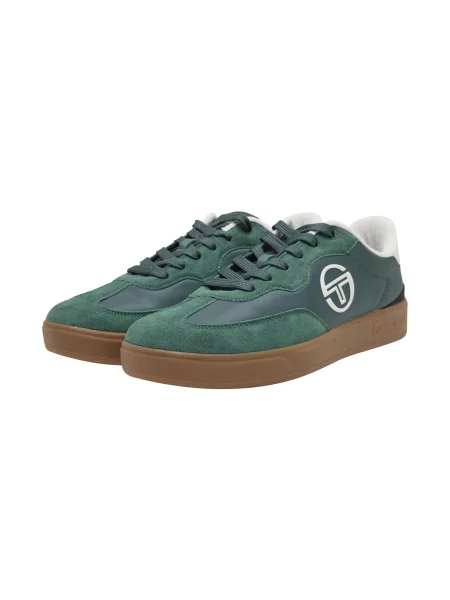 Sergio Tacchini Nízke tenisky Riviera trstinová / tmavozelená / čierna biela
