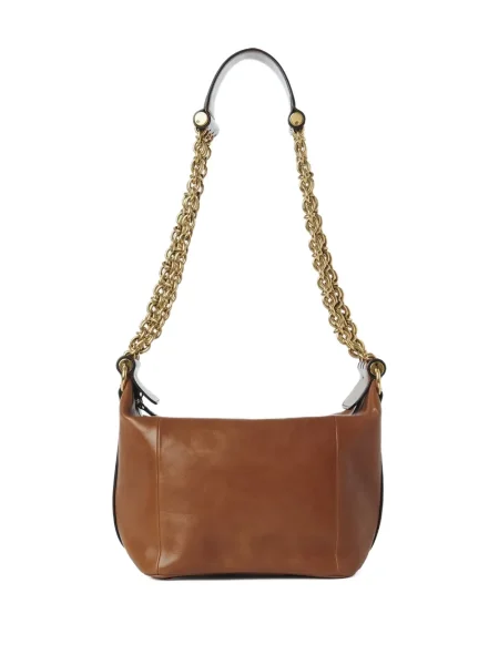 Colier Chloé din piele maro