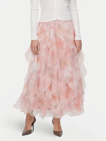 ONLY fustă din tulle Sky roz