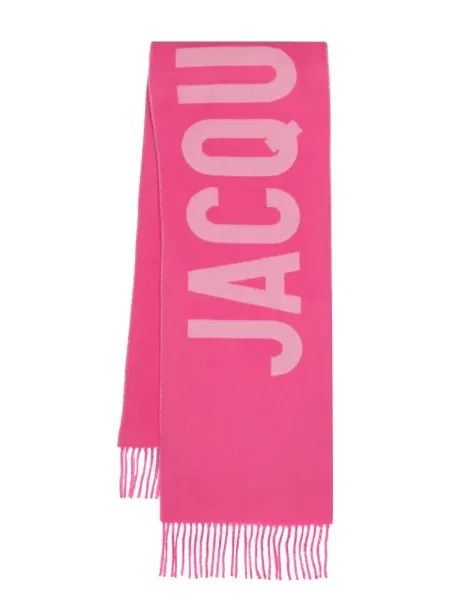 Fular Jacquemus de lână roz
