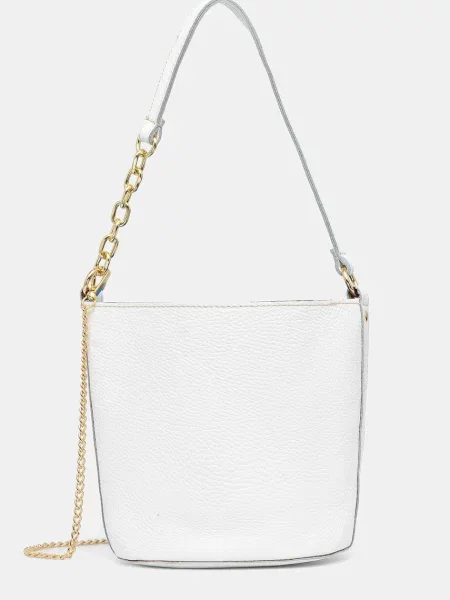 Кожена чанта Answear Lab бяло